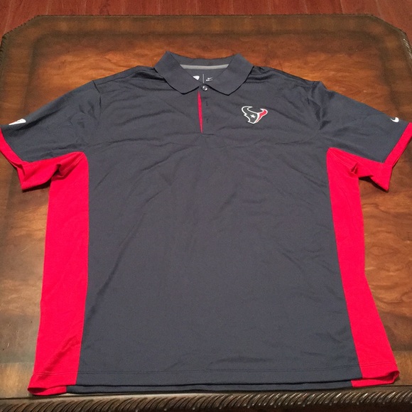 nike texans polo